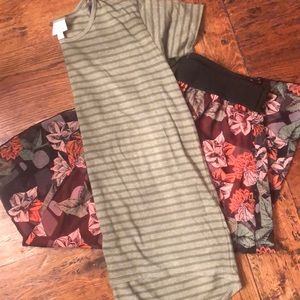 LulaRoe outfit. Worn once, Hand washed, hung dry